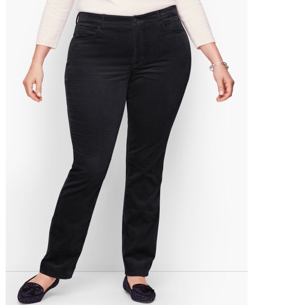 NWT Talbots High Waist Straight Leg Corduroy Jeans